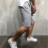 Men Cotton Shorts Trousers Fitness Bodybuilding Jogger Sweatpants