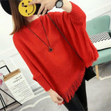 New Autumn Pullovers And Sweaters  Women Sleeve Pullover Sweater Shawl