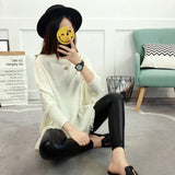 New Autumn Pullovers And Sweaters  Women Sleeve Pullover Sweater Shawl