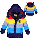Boys stripe Winter down coat Baby Winter Coat