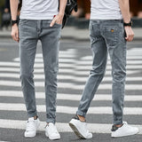 Design Denim Skinny Jeans Distressed Men New 2019 Spring Autumn Clothing