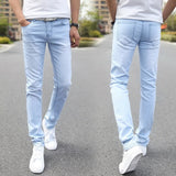 Design Denim Skinny Jeans Distressed Men New 2019 Spring Autumn Clothing