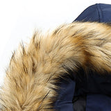 Winter Jacket Casual Hooded Collor Parka Men Thicken Full Sleeve