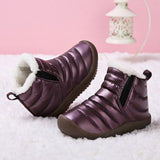 Winter Boots Girls Waterproof Snow Shoes Kids Keep Warm Children Boots