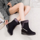 sneakers women snow boots with plush warm snow boots