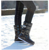 Women Winter Boots Mid-Calf Snow Boots