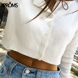 Aproms Candy Color Ribbed Knitted Cardigan Long Sleeve