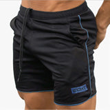 Men Fitness Bodybuilding Shorts Summer Workout Breathable Quick Dry