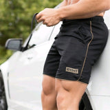 Men Fitness Bodybuilding Shorts Summer Workout Breathable Quick Dry