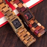 BOBO BIRD 25mm Small Women Watches Wooden Quartz Wrist Watch Best Girlfriend Gifts in wood Box