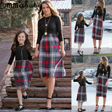Family Matching Outfit Mother and Daughter Dress Plaid dress Christmas Dress