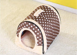 Pet Cave Dog House Bed Comfortable Print Stars Kennel Mat For Pet