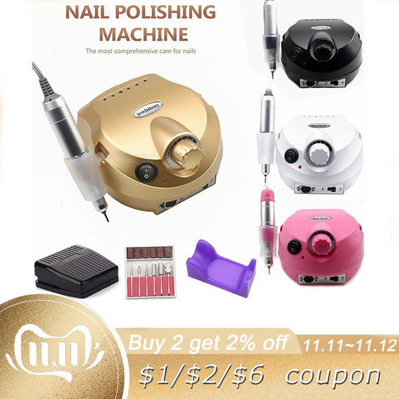 Nail Drill Machine Pro Manicure Machine Apparatus for Manicure Pedicur