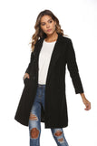 Women  Winter Woollen Coat Long Sleeve  Outwear Jacket
