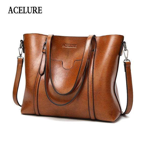 Women's Leather Handbags Luxury Lady Hand Bags
