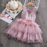 Girl Clothes Kids Dresses For Girls Lace Flower Party Dress