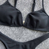 Sexy Push Up Bikini Set Swimwear High Cut Suit Beach Wear