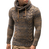 2020 Winter Men Warm Hooded Knitted Fashion Pullovers Sweatshirt