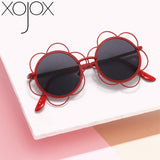 XojoX Sunglasses for Girls Sun Flower Literary Irregular Eyewear