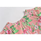 Summer Vintage Floral Brand Beautiful Tutu Hawaii Dress