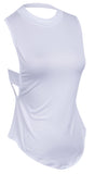 Women bangage solid sleeveless blouse shirt 2020