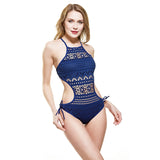 Sexy Lace Women Swimwear Hollow Back Bathing Suit One Pieces Swimsuit