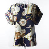 Women Elegant Blouses Tops And Blusas Batwing Sleeve Casual Shirts