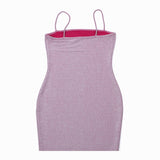 Summer Slim Women's Mini Tight Thin Shoulder Strap Short Dress