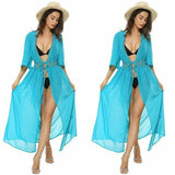 Sexy Beach Dress Swimwear Cover Up Cardigan Bikini Dress