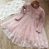 Girl Clothes Kids Dresses For Girls Lace Flower Party Dress