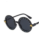 Steampunk Bee Kids Sunglasses Luxury Vintage Sunglasses Round