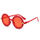 Steampunk Bee Kids Sunglasses Luxury Vintage Sunglasses Round