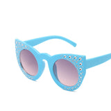 XojoX Kids Sunglasses Girls Diamond Heart Sun Glasses High-grade