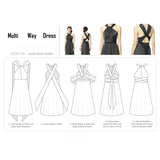 Sexy Long Bridesmaid Multi Way Wrap Convertible Infinity Maxi Dress Hollow Out Bandage Vestidos