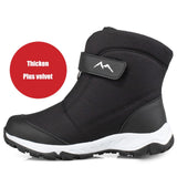 Winter Boots High-top Water-resistant Shoes Male Warm Snow Boots