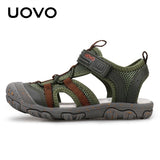UOVO Summer Boys Sandals Children Sandals Closed Toe Sandals