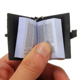 Cute Mini English HOLY BIBLE Religious Christian Cross Keyrings Gift