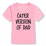 Summer Cuter Version of Dad Letters Printed Toddler Funny T-shirt