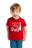 Summer Cuter Version of Dad Letters Printed Toddler Funny T-shirt