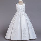 Embroidery Pageant Princess Dress Elegant Party Dress