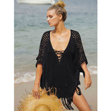 New Knitted Beach Cover Up Women Bikini Swimsuit Cover Up
