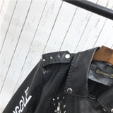 Women Winter Faux Soft Leather Jackets Coats Black PU