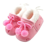 Winter Newborn Baby Girls Boots First Walkers Soft Soled Infan Shoes