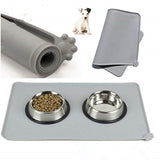 Waterproof Solid Silicone Pet Food Pad Pet Bowl Drinking Mat