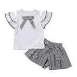 Summer Sets Two Pieces T Shirt & Pants stripe Children Clothing