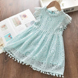 Summer Kid Dress Floral Sweet Party Suits Butterfly Costume Clothing
