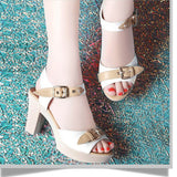 WDHKUN Shoes High Heels Women Sandals Flat Casual Shoes
