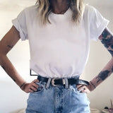 Women Fashion girl Printed vogue Vintage Printed Cute Top Tshirt