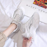 Women Breathable Mesh Casual Shoes Sneaker Lace Up