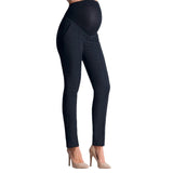 Women's stomach lift pregnant trousers elastic belly protection leggings